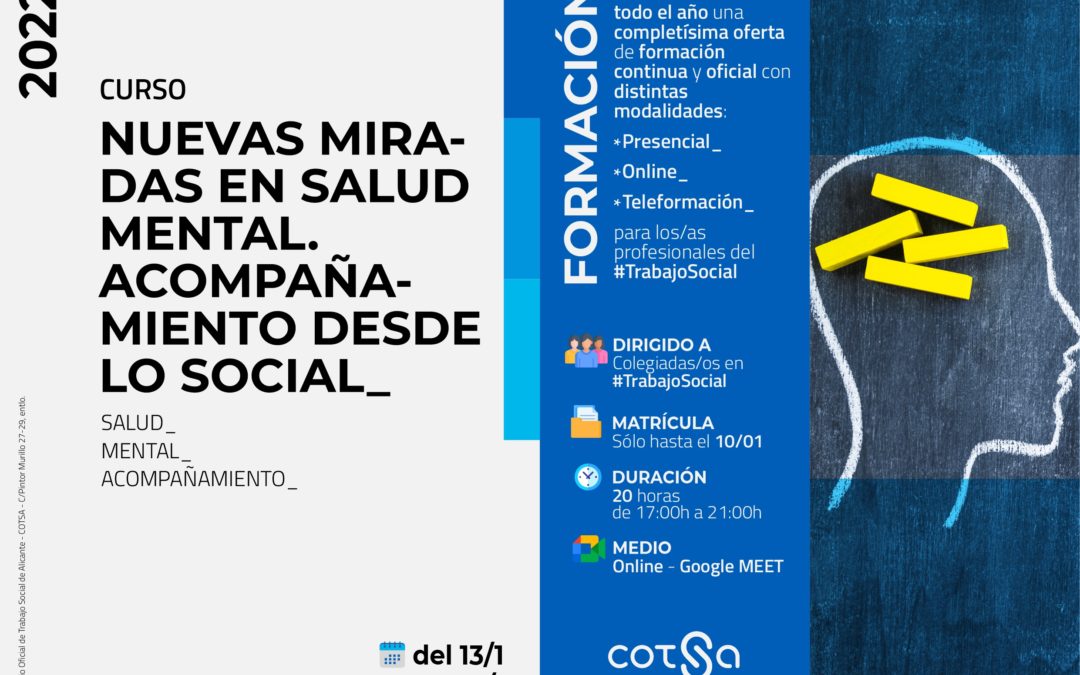 Novas olladas en Saúde Mental. Acompañamento desde o social