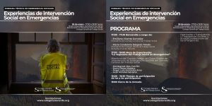 Xornada Técnica EXPERIENCIAS DE INTERVENCIÓN SOCIAL EN EMERXENCIAS