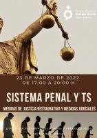 Webinar Sistema Penal e Traballo Social: Medidas de Xustiza Restaurativa e Medidas Xudiciais