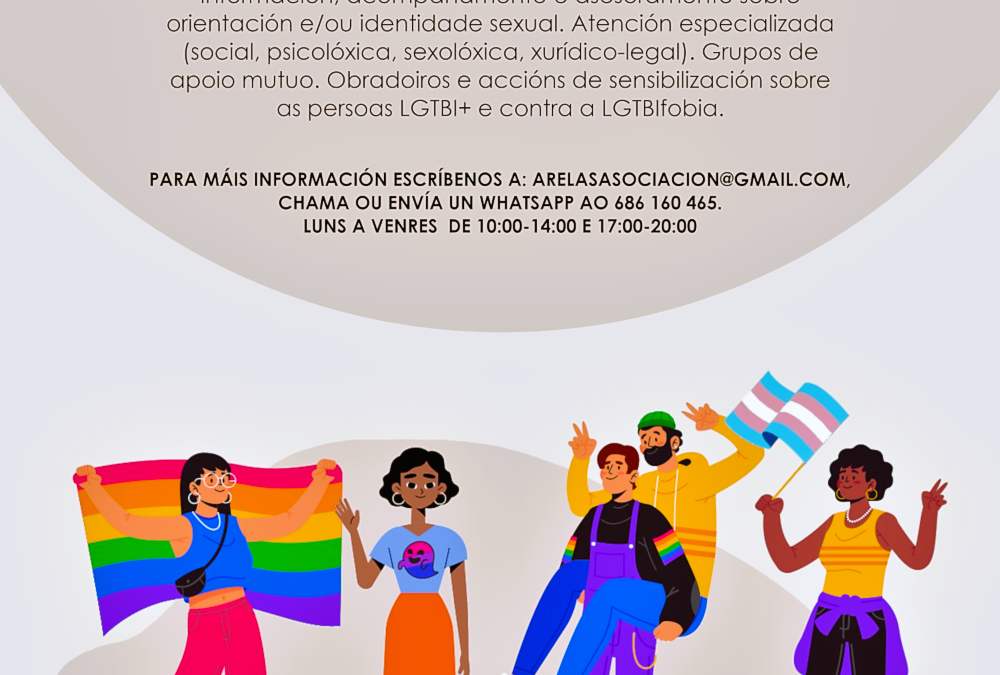 ARELAS presenta o programa: “Sí, Somos: Programa de acompañamento e atención integral a xóvenes LGTBI+ e familias de Galicia”