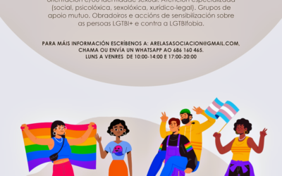 ARELAS presenta o programa: “Sí, Somos: Programa de acompañamento e atención integral a xóvenes LGTBI+ e familias de Galicia”