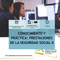 Coñecemento e  práctica: prestacións da Seguridade Social II