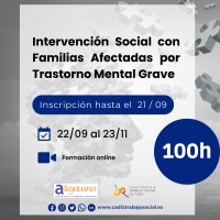Intervención social con familias afectadas por trastorno mental grave