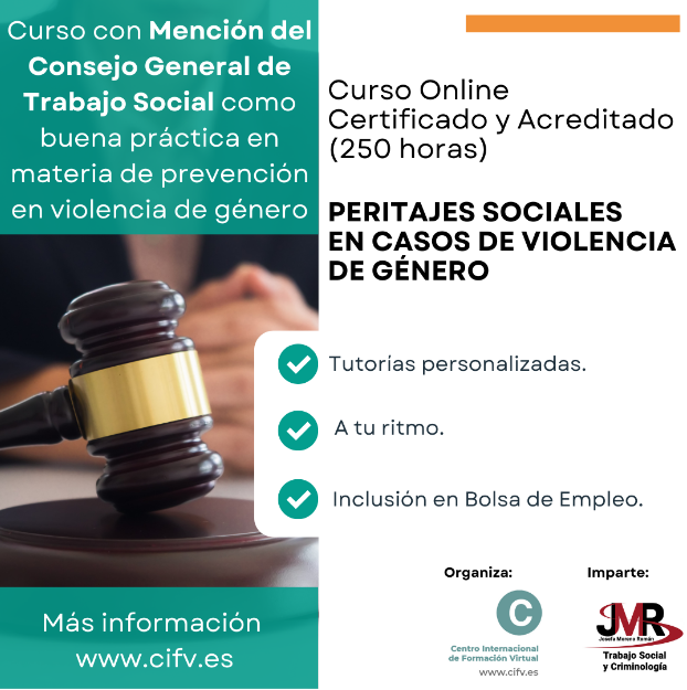 Peritaxes sociais en casos de violencia de xénero