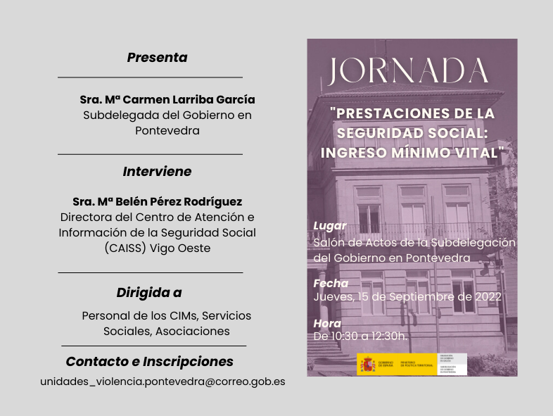 Xornada Ingreso Mínimo Vital