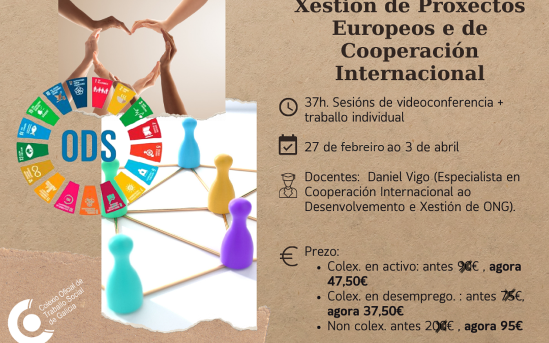 Xestión de proxectos sociais, europeos e de Cooperación Internacional