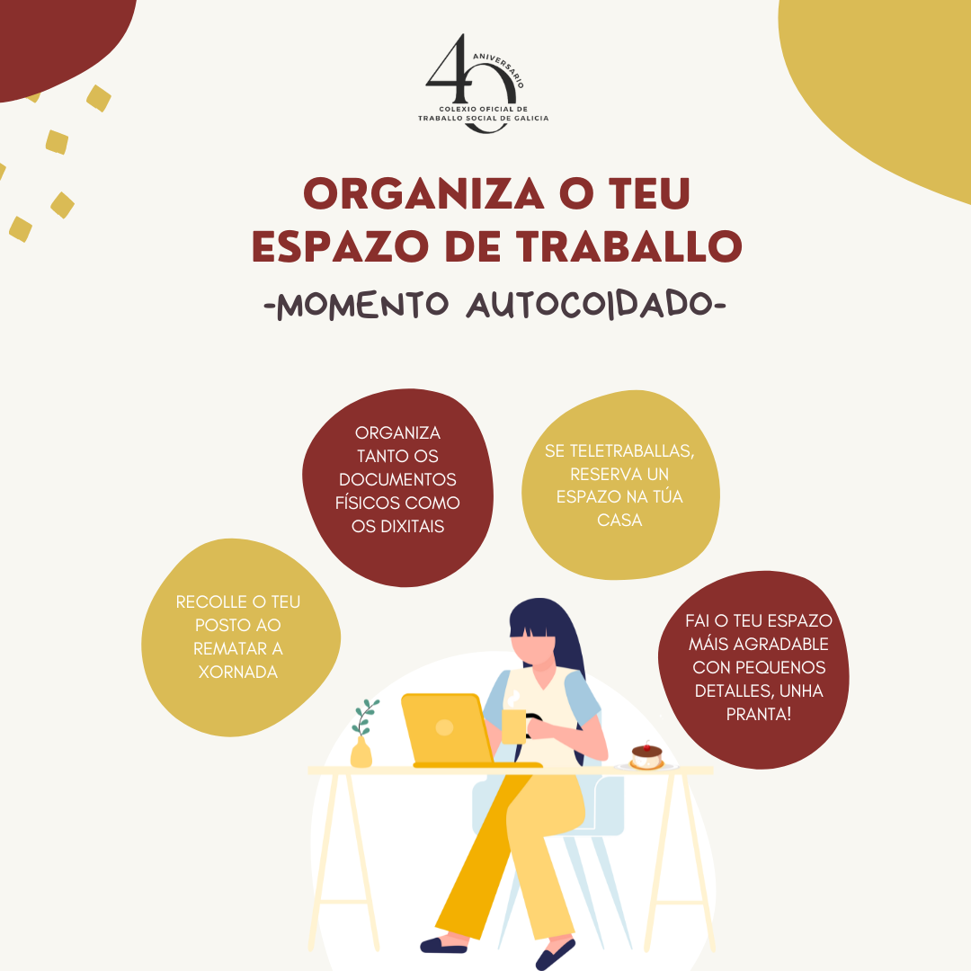 Organiza o teu espazo de traballo