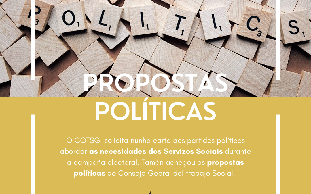 O COTSG solicita aos partidos políticos abordar as necesidades dos Servizos Sociais durante a campaña electoral