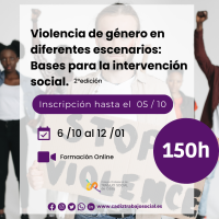 Violencia de Xénero en escenarios diferentes: bases para a Intervención Social (II Edición)