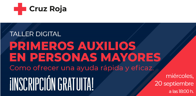 Webinar: Primeiros Auxilios en Persoas Maiores. Como ofrecer unha axuda rápida e eficaz