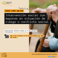 Intervención social con maiores en situación de risco ou conflito social