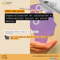 Especialización en valoración e intervención en saúde mental