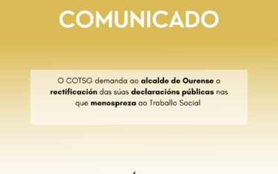 O COTSG demanda ao alcalde de Ourense a rectificación das súas declaracións públicas nas que menospreza ao Traballo Social