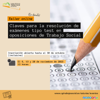 Claves para a resolución de exames tipo test en oposicións de Traballo Social