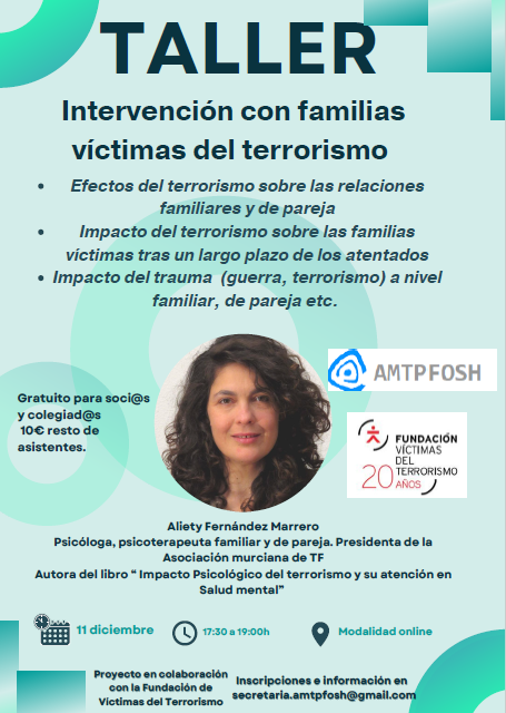 Intervención con familias vítimas do terrorismo