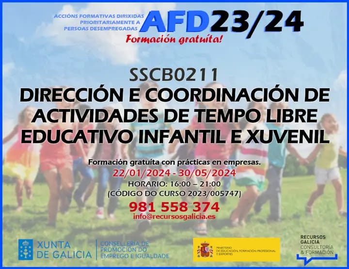 Dirección e Coordinación de Actividades de Tempo Libre Educativo Infantil e Xuvenil