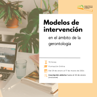 Modelos de intervención no ámbito da xerontoloxía