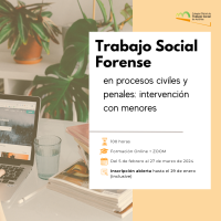 Traballo Social Forense en procesos civiles e penais: intervención con menores