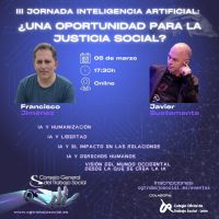 III Xornada sobre a intelixencia artificial: Unha oportunidade para a xustiza social?