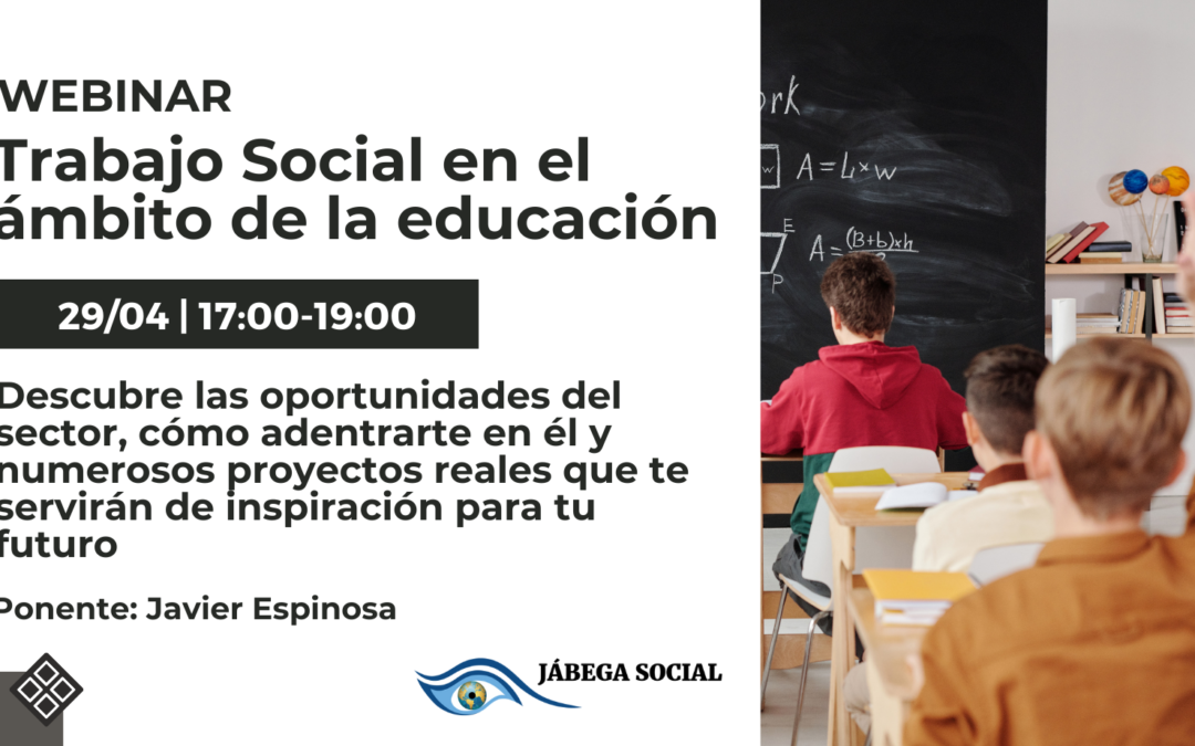 Webinar: Traballo Social no ámbito da educación