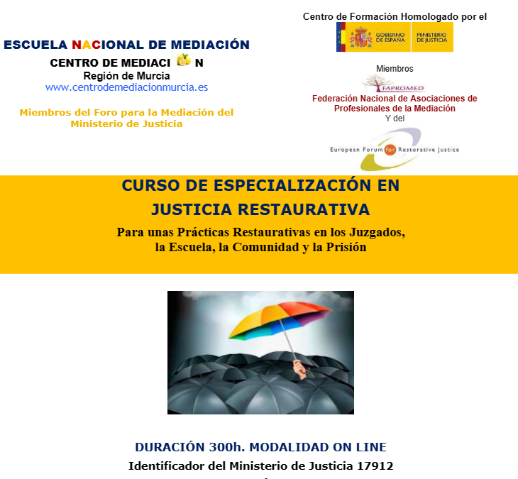 Curso de especialización en xustiza restaurativa