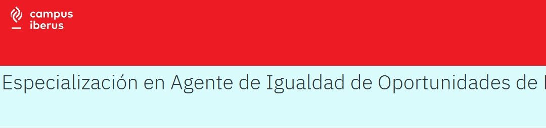 Especialización en Axente de Igualdade de Oportunidades de Mulleres e Homes