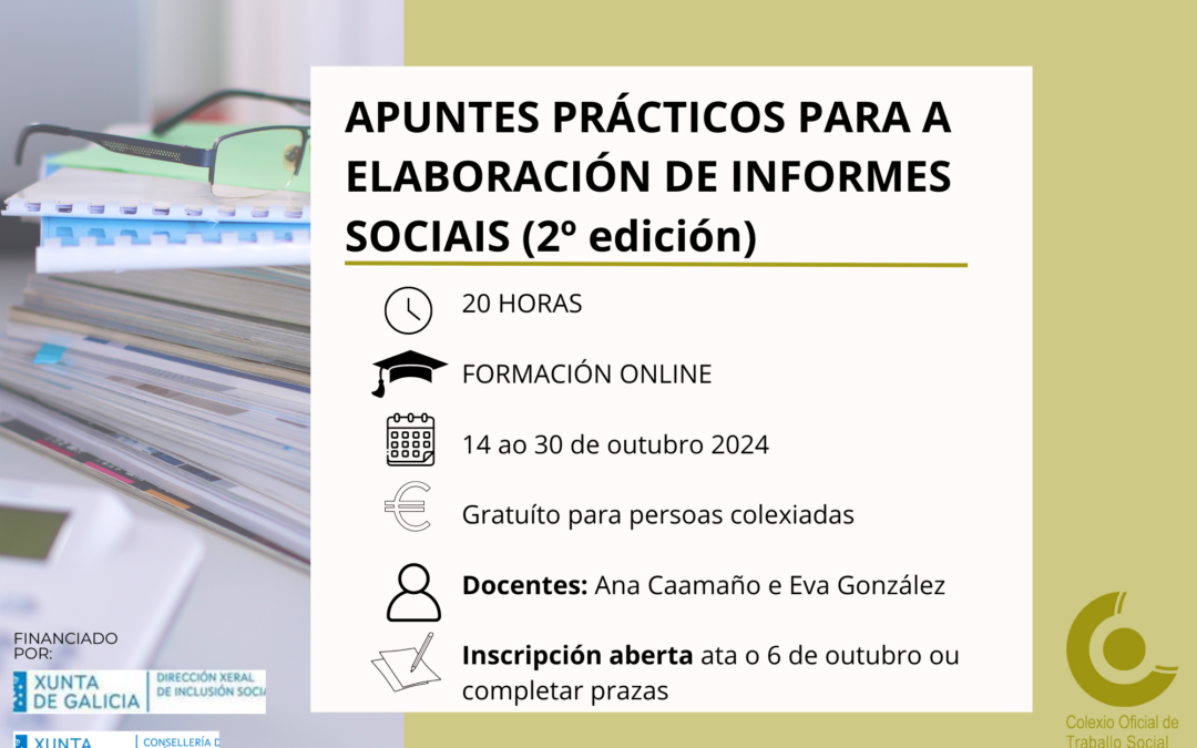 Apuntes prácticos para a elaboración de informes sociais (2ª Edición)