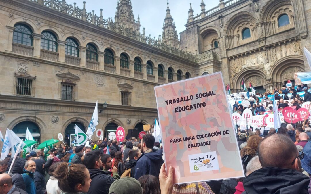 O Traballo Social Educativo reclama a perspectiva social  na Educación, en especial a presenza de TS nos Equipos de Orientación Específicos