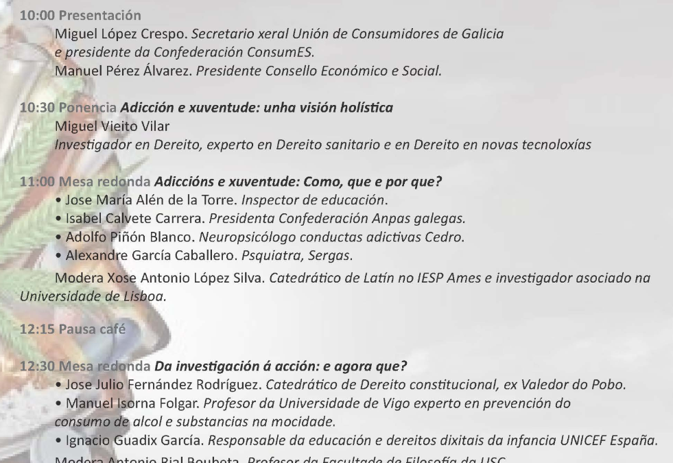 Xornada “Adiccións e xuventude”