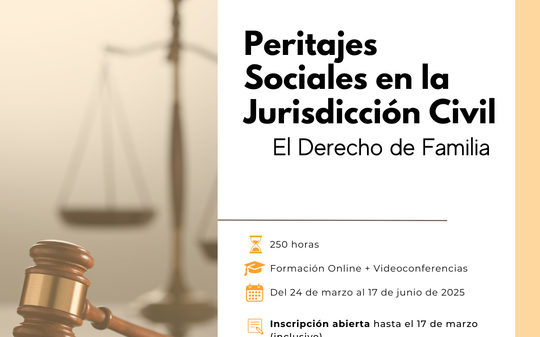 Peritaxes sociais na Xurisdicción Civil: O dereito de familia