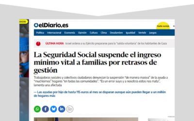 A seguridade social suspende o ingreso do IMV por atrasos na xestión.