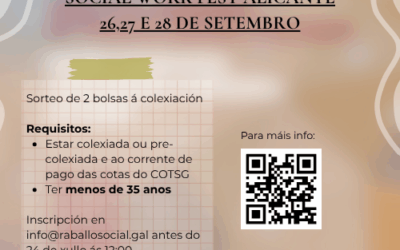NOVO SORTEO DE 2 BOLSAS para o Social Work Fest 2025 en ALICANTE!