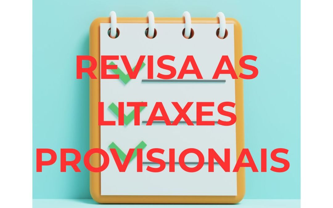 Revisión das listaxes profesionais