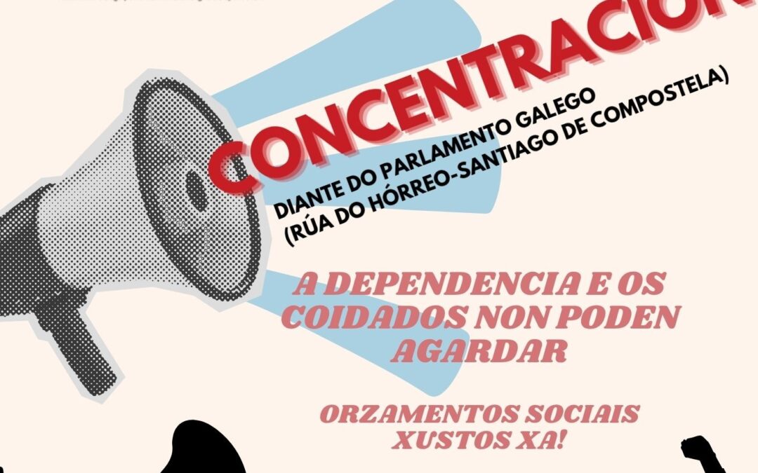 Concentración 17 de novembro EMERXENCIA DEPENDENCIA