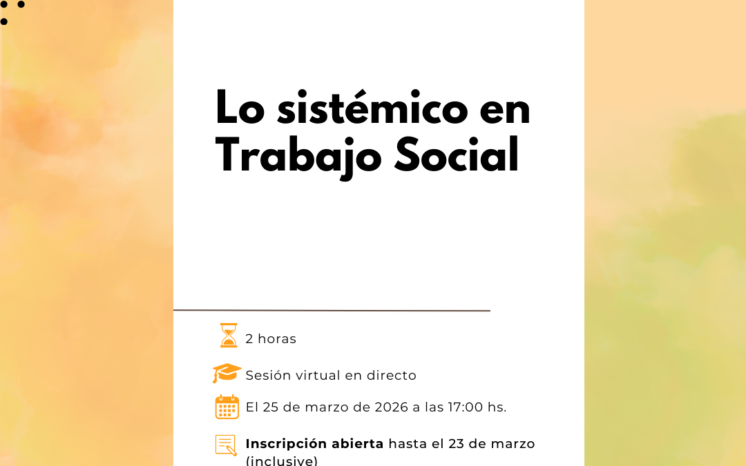 O sistémico no Traballo Social