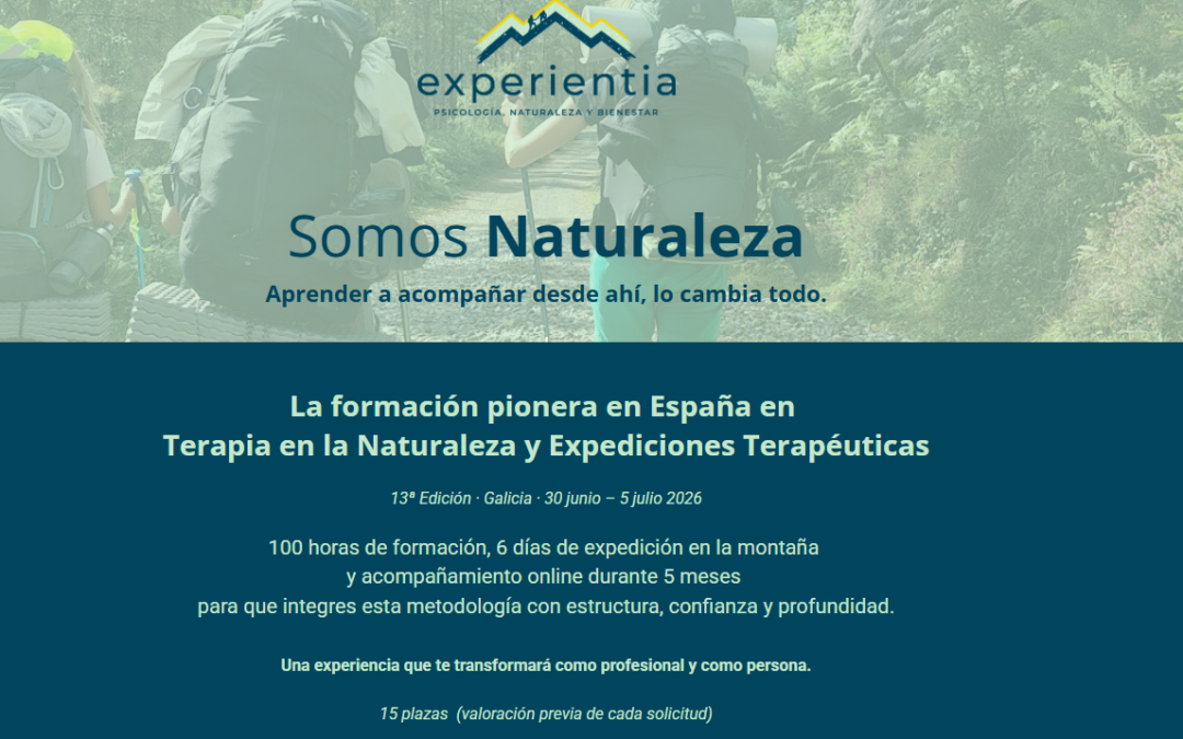 Formación en Terapia na Natureza
