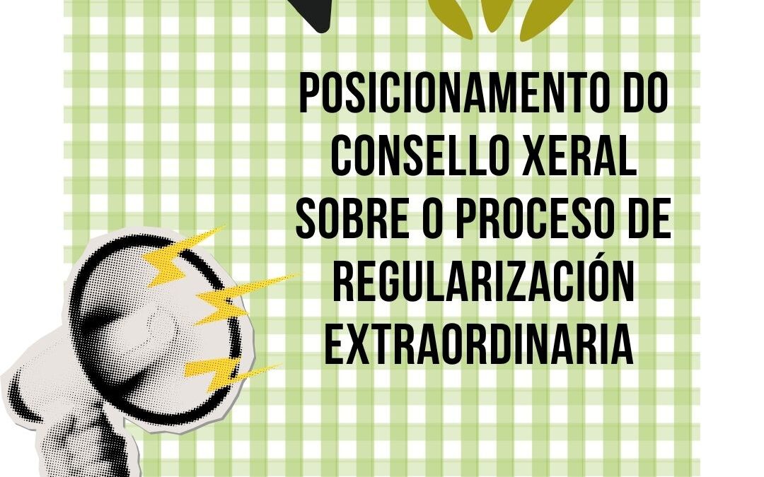Documento Consello Xeral sobre procedemento de regularización.