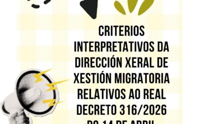 Proceso de regularización. Criterios sobre