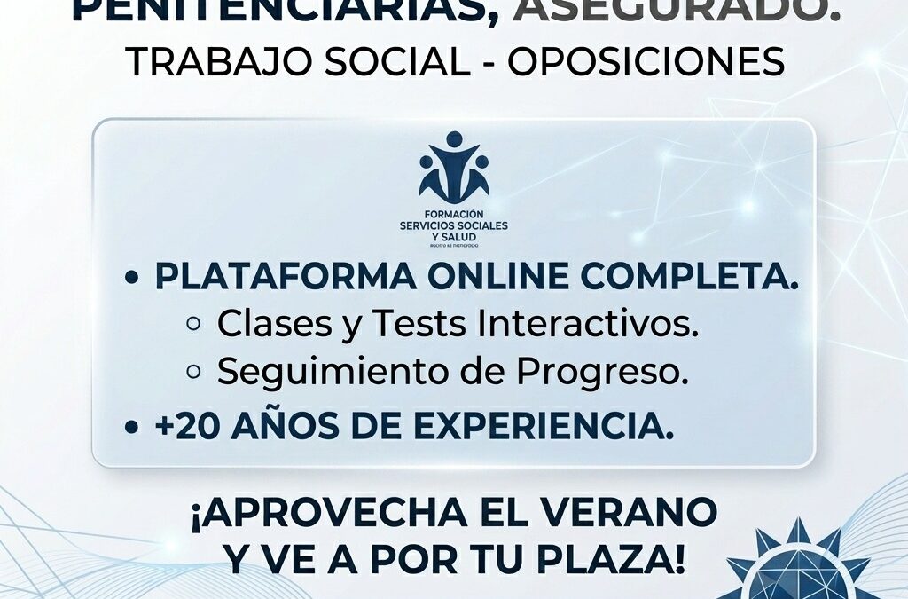 Oposicións en Traballo Social Penitenciario