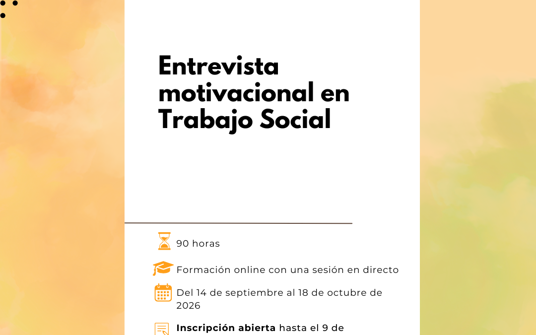 Entrevista motivacional en Traballo Social