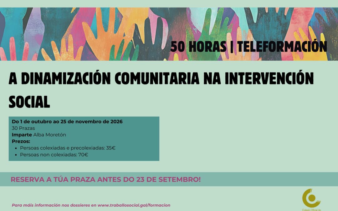 A dinamización comunitaria na intervención social