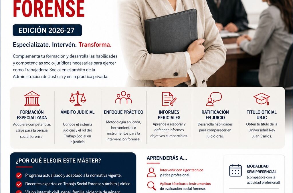 Máster de formación permanente en Traballo Social Forense